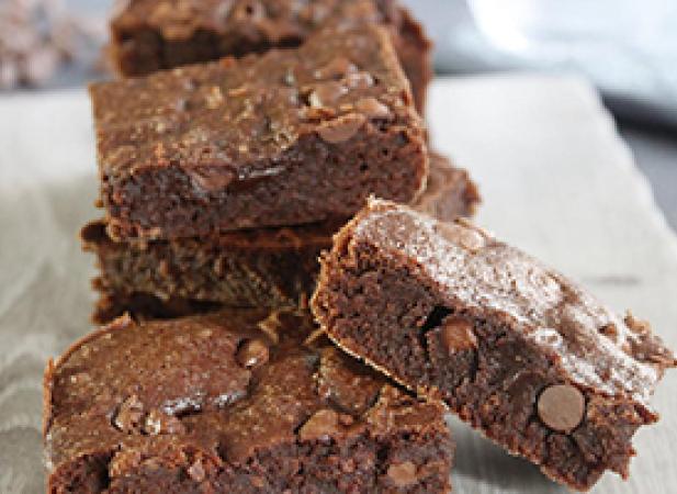 Brownie pépites de chocolat au lait