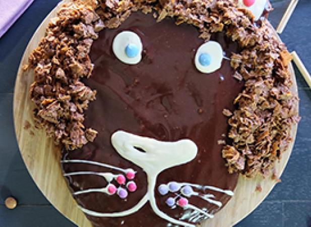 Gâteau choco lion