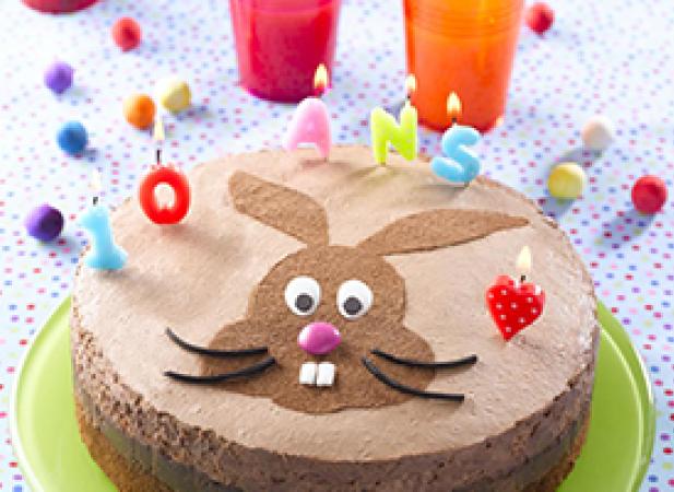 Gâteau d'anniversaire croustifondant Nesquik