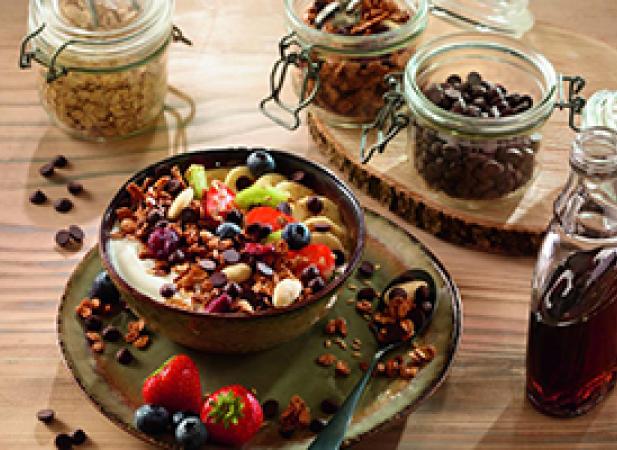 Granola aux fruits et pépites de chocolat