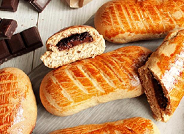 Pain au lait coeur de chocolat Bio