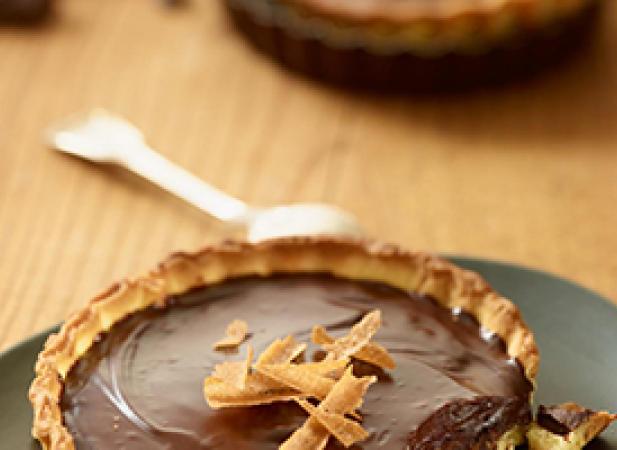 Tarte croustillante au chocolat Noir Absolu