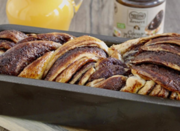 Babka à la pâte à tartiner