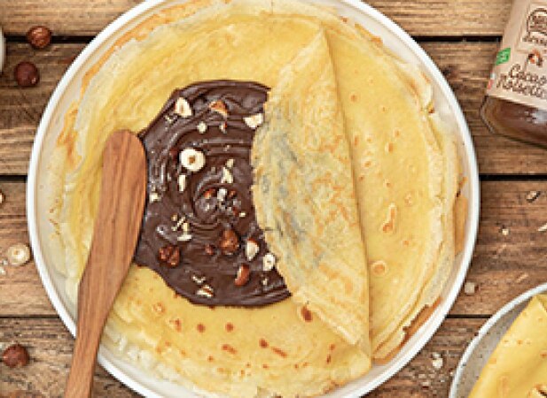 Crêpes à la pâte à tartiner