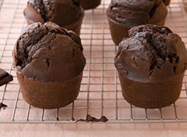 Mega muffins au chocolat