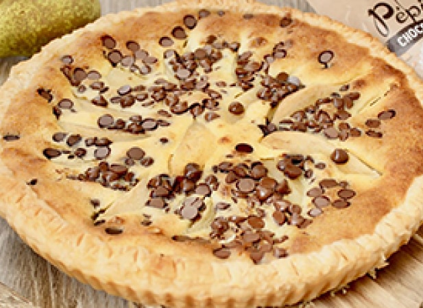 Tarte poires pépites de chocolat