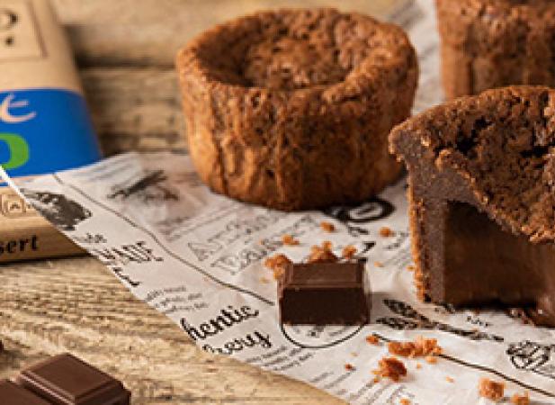 Petits fondants au chocolat au Lait Bio