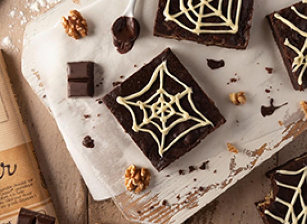 Brownie aux noix d'Halloween