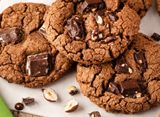 Cookies au chocolat éclats de noisettes