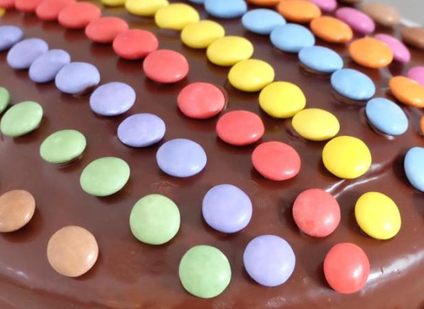 Gâteau yaourt au chocolat et SMARTIES